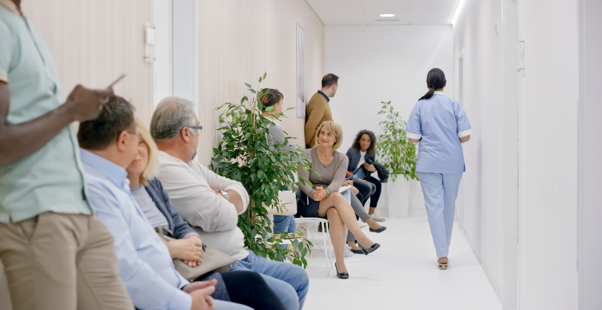 Patients in waiting room