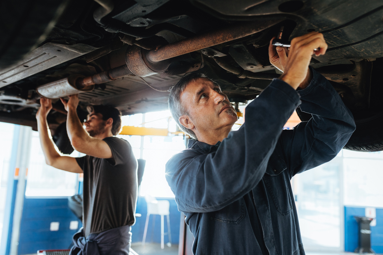 Mechanics Under Car