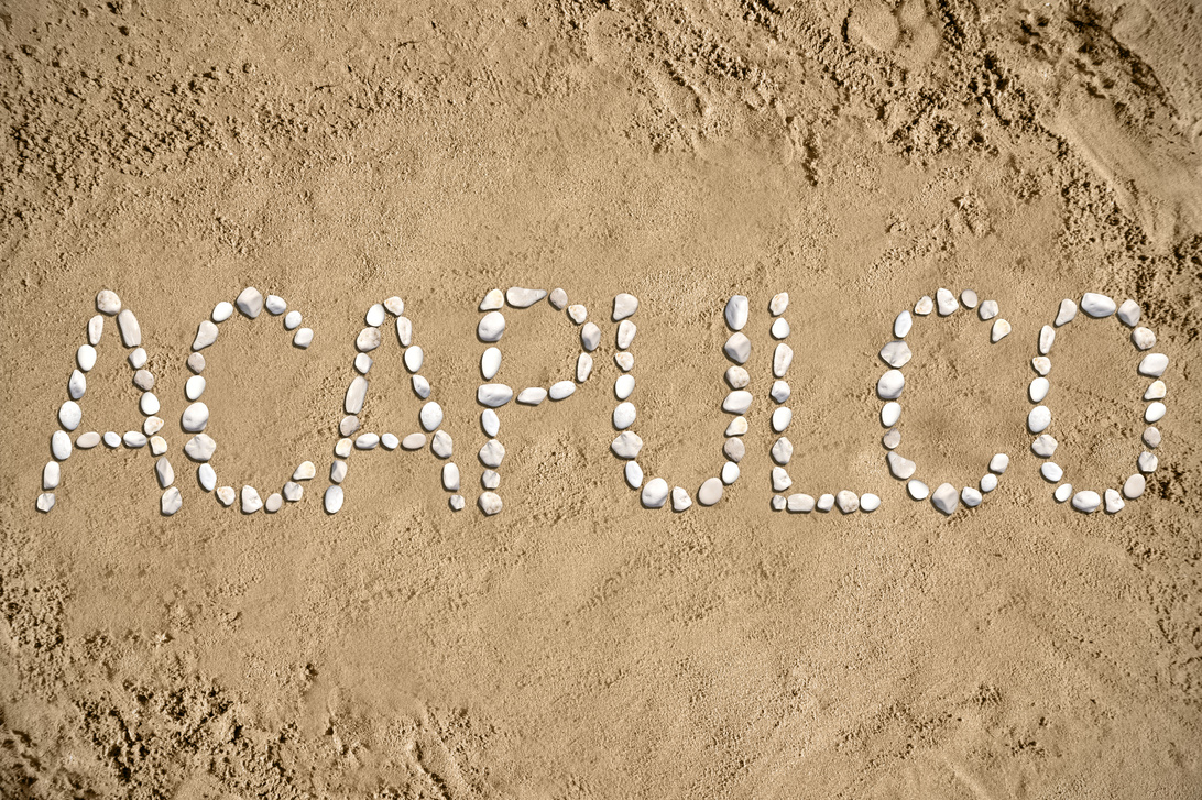 Acapulco - beach, sand, stones