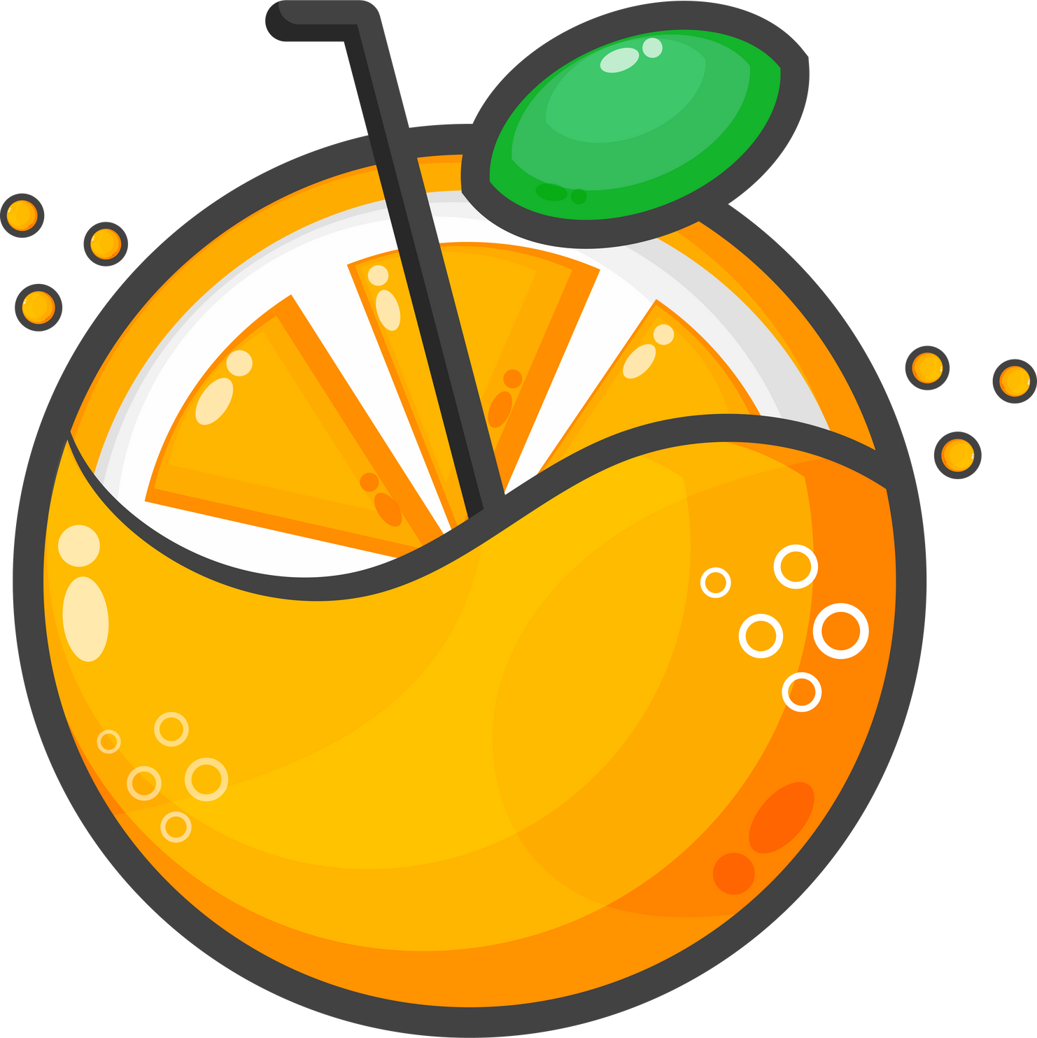 Orange juice logo