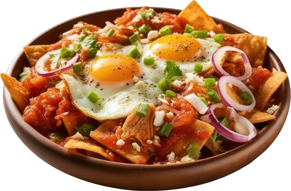 Chilaquiles, mexican food