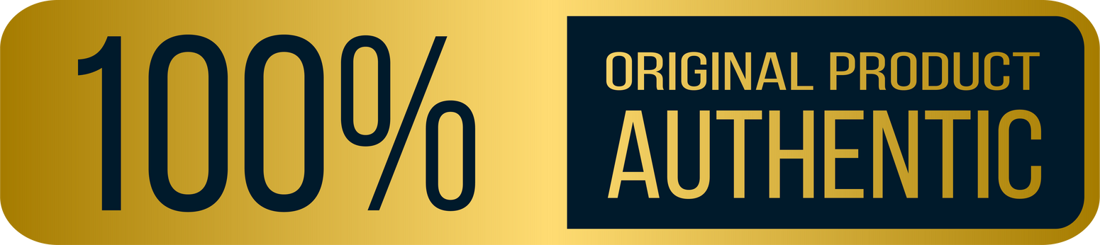 Authentic golden stamp