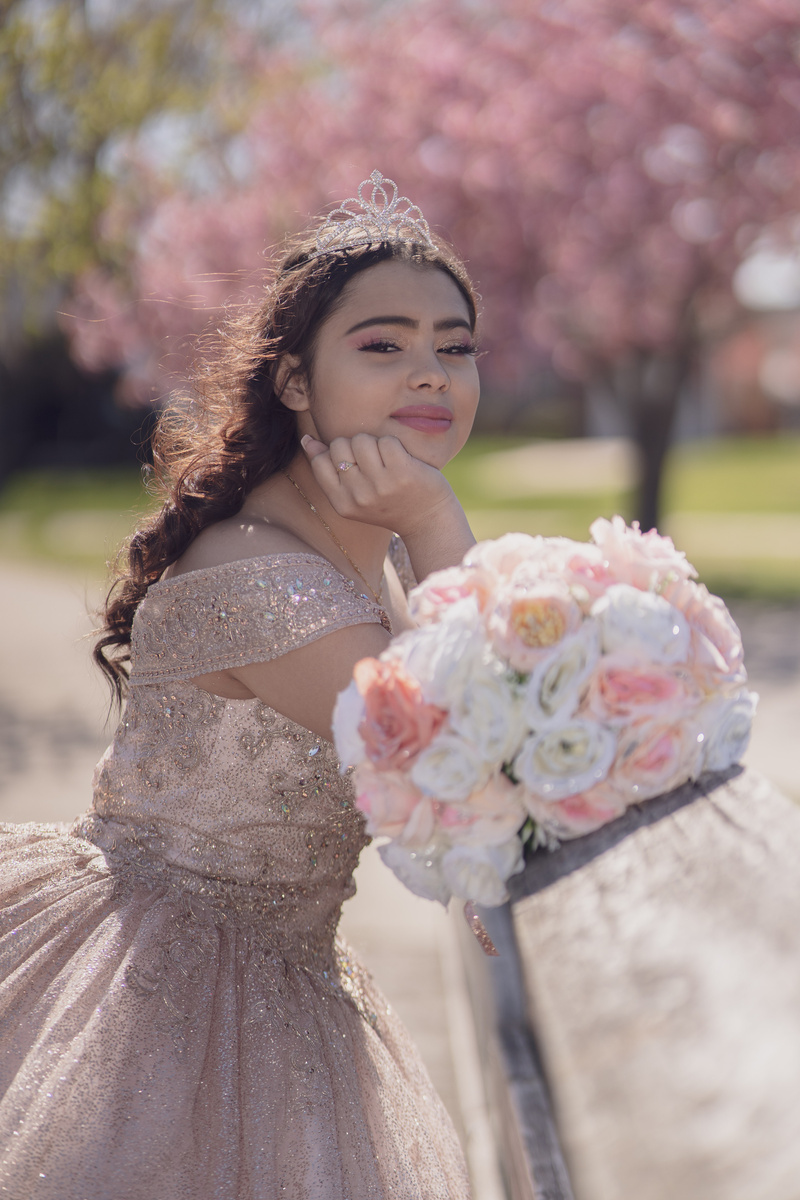 Close Up Photo of Teenage Girl in Pink Gown